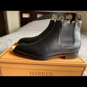 Barker Men’s Black Leather Chelsea Boots 438916